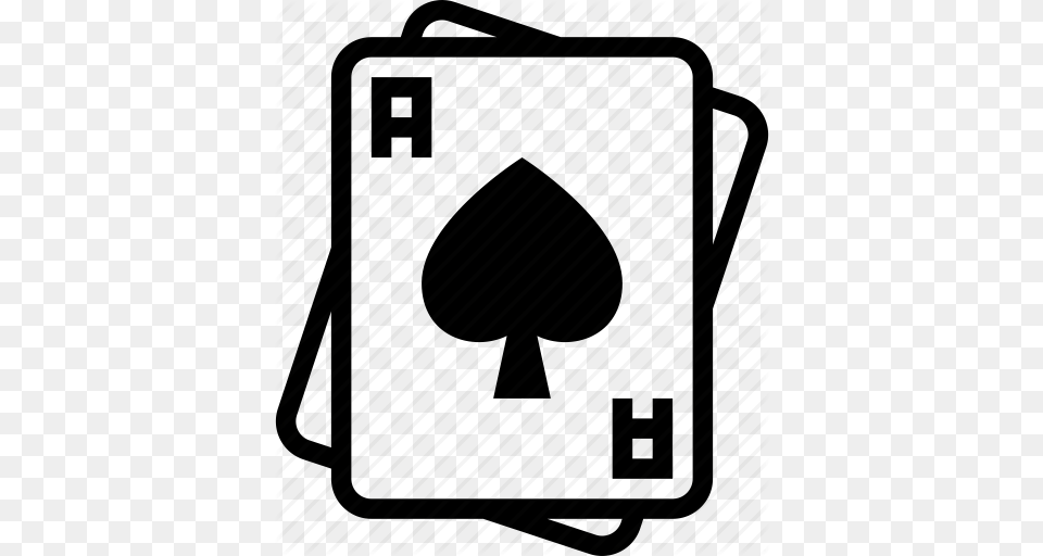 Ace Card Gamble Game Poker Spade Trump Icon, Bag Free Png Download