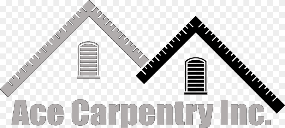Ace Carpentry Inc Carpentry House Logo, Triangle, Scoreboard, City, Neighborhood Png Image