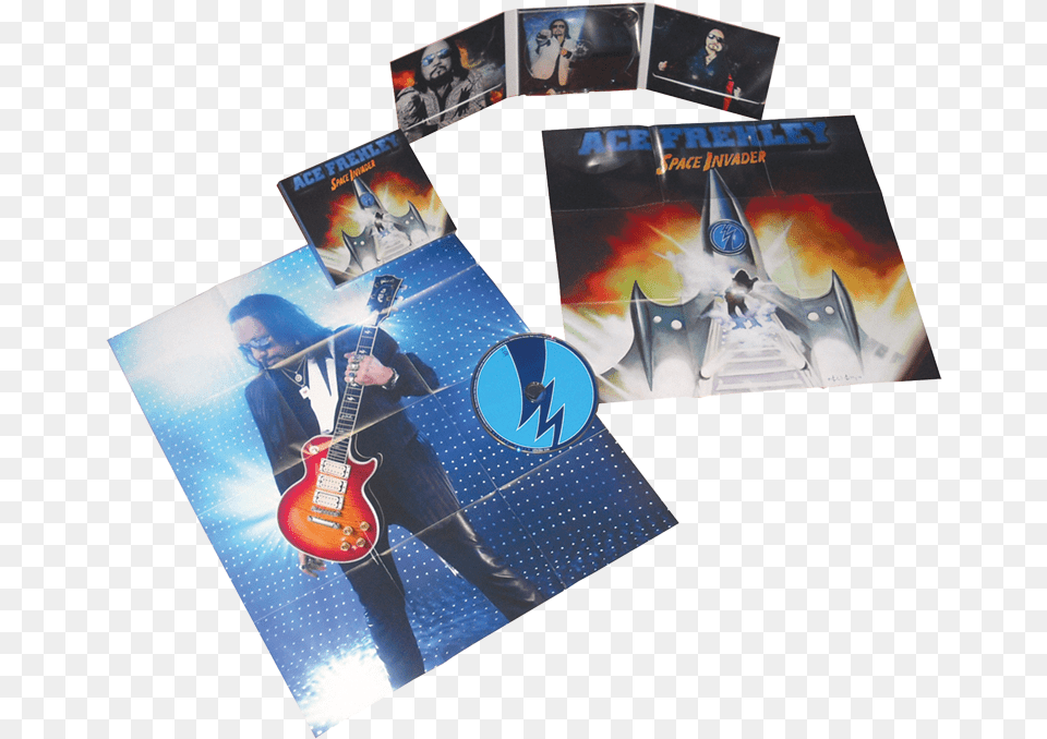 Ace Frehley Space Invader Cd, Advertisement, Poster, Adult, Person Free Transparent Png