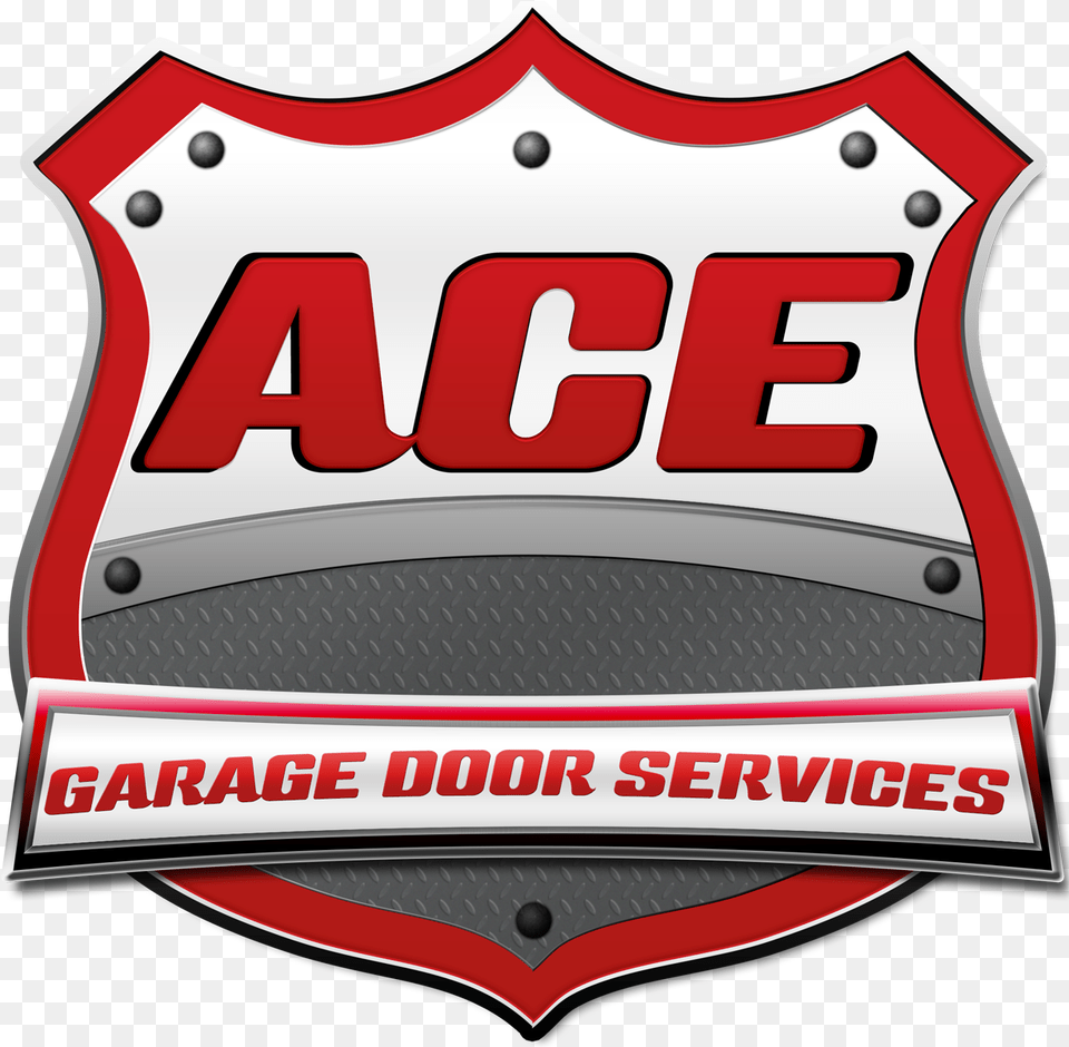 Ace Garage Logo Garage Door, Symbol, Armor, Dynamite, Weapon Free Png Download