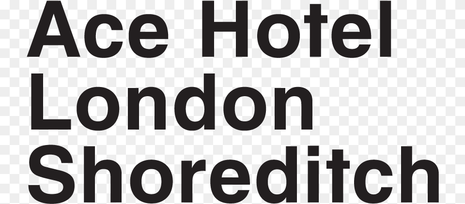 Ace Hotel London Shoreditch Ace Hotel London Logo, Text, Alphabet, Disk Png Image