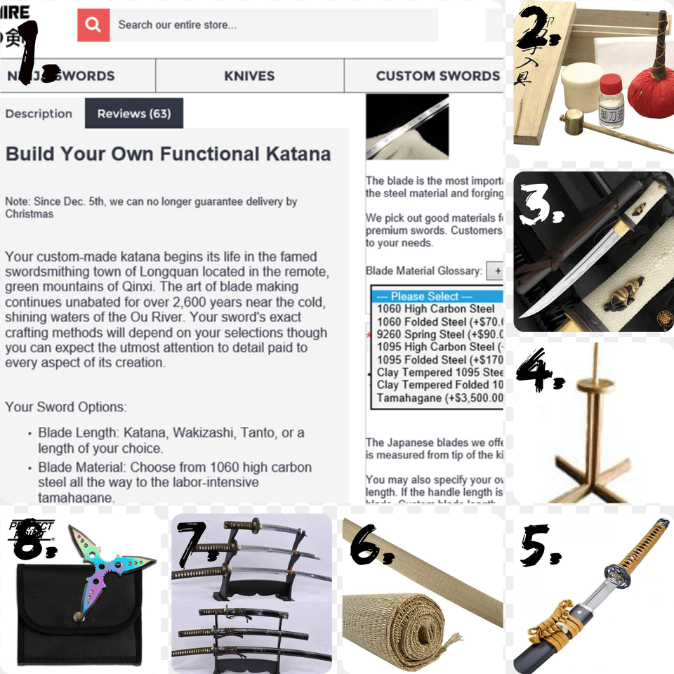 Ace Martial Arts Supply Japanese Samurai Katana Sword Samurai Sword, Electronics, Hardware, Weapon, Bicycle Free Png Download