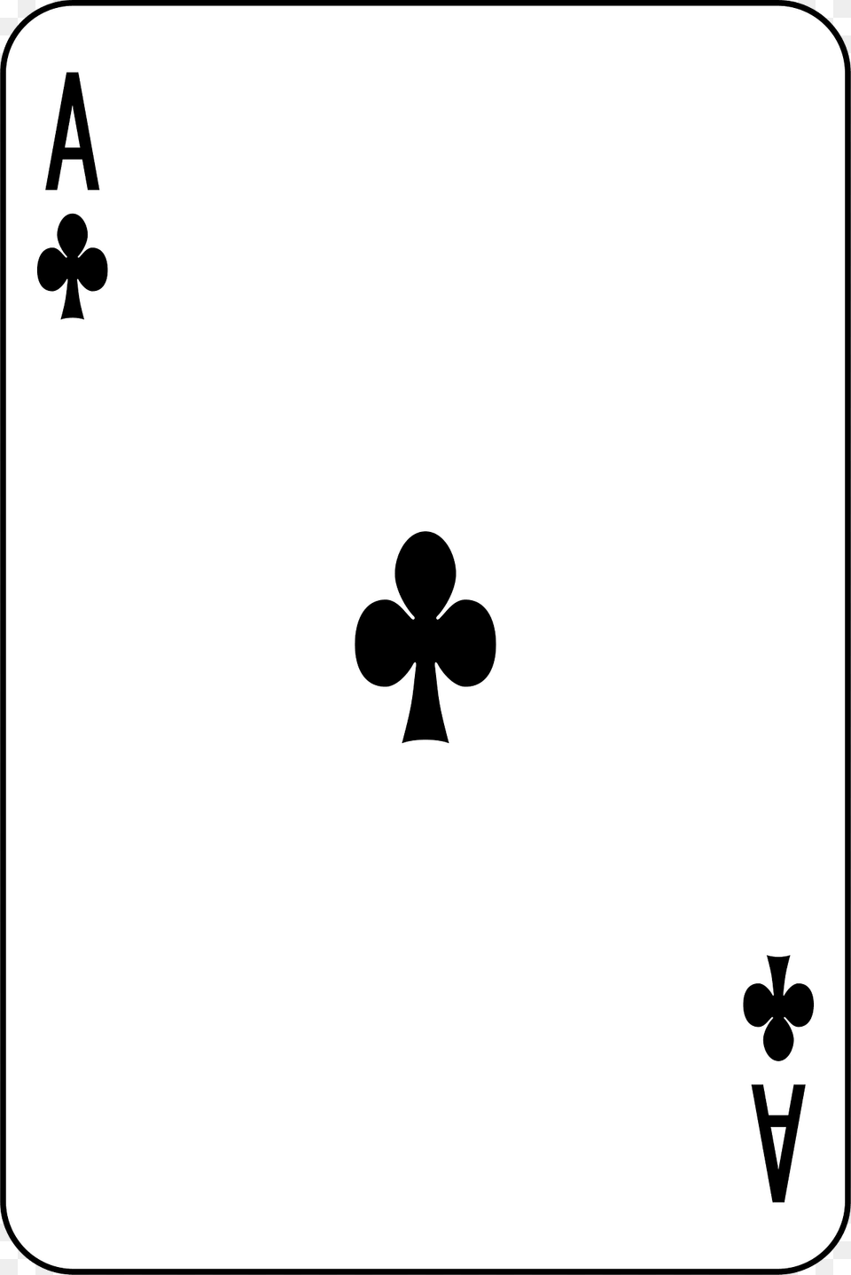 Ace Of Clubs Clipart, Symbol Png