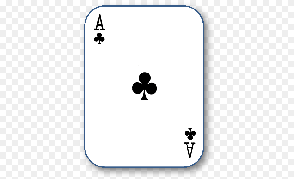 Ace Of Clubs Playing Card, White Board, Symbol Png Image