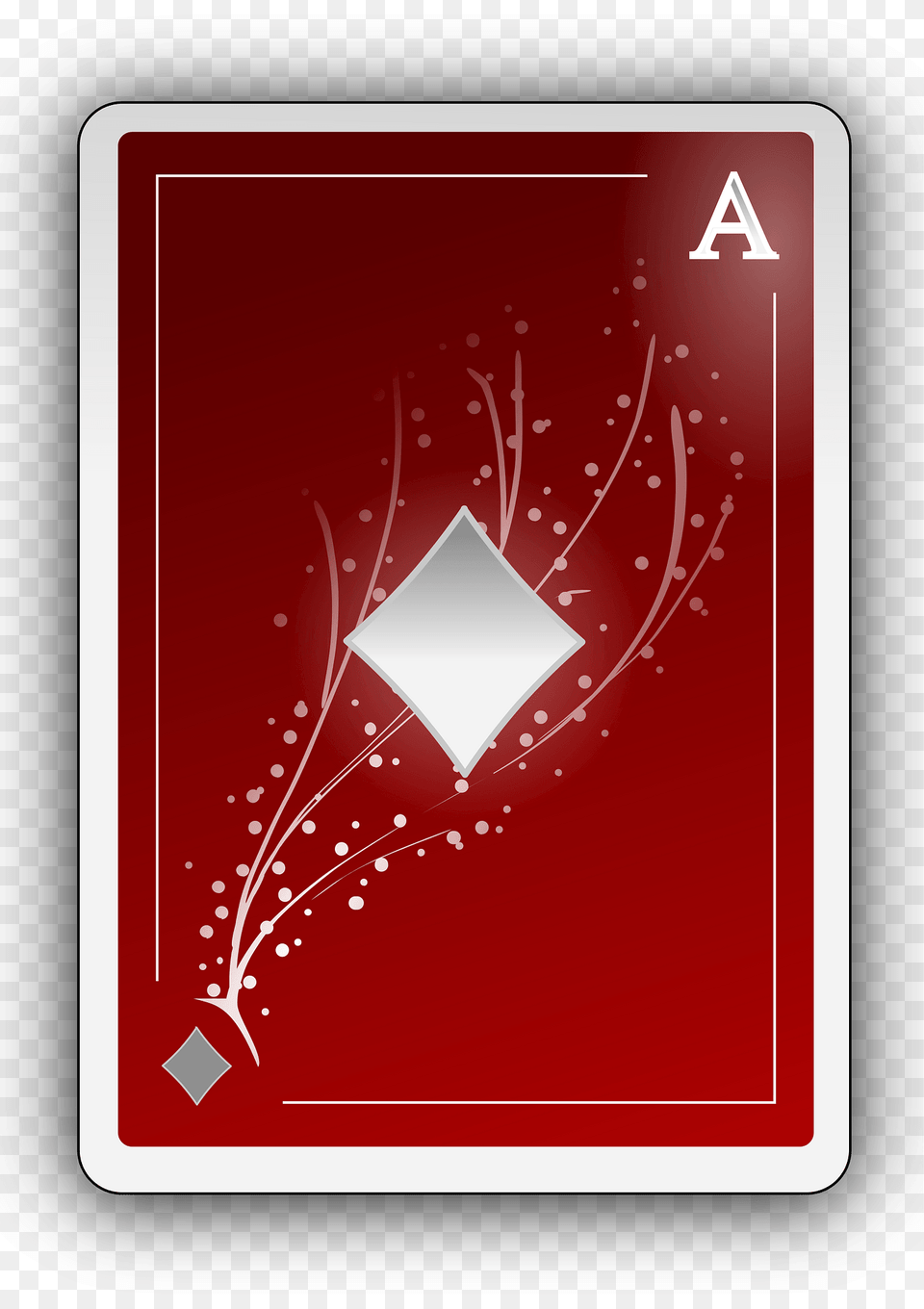 Ace Of Diamonds Clipart, Art, Graphics, Blackboard Free Transparent Png