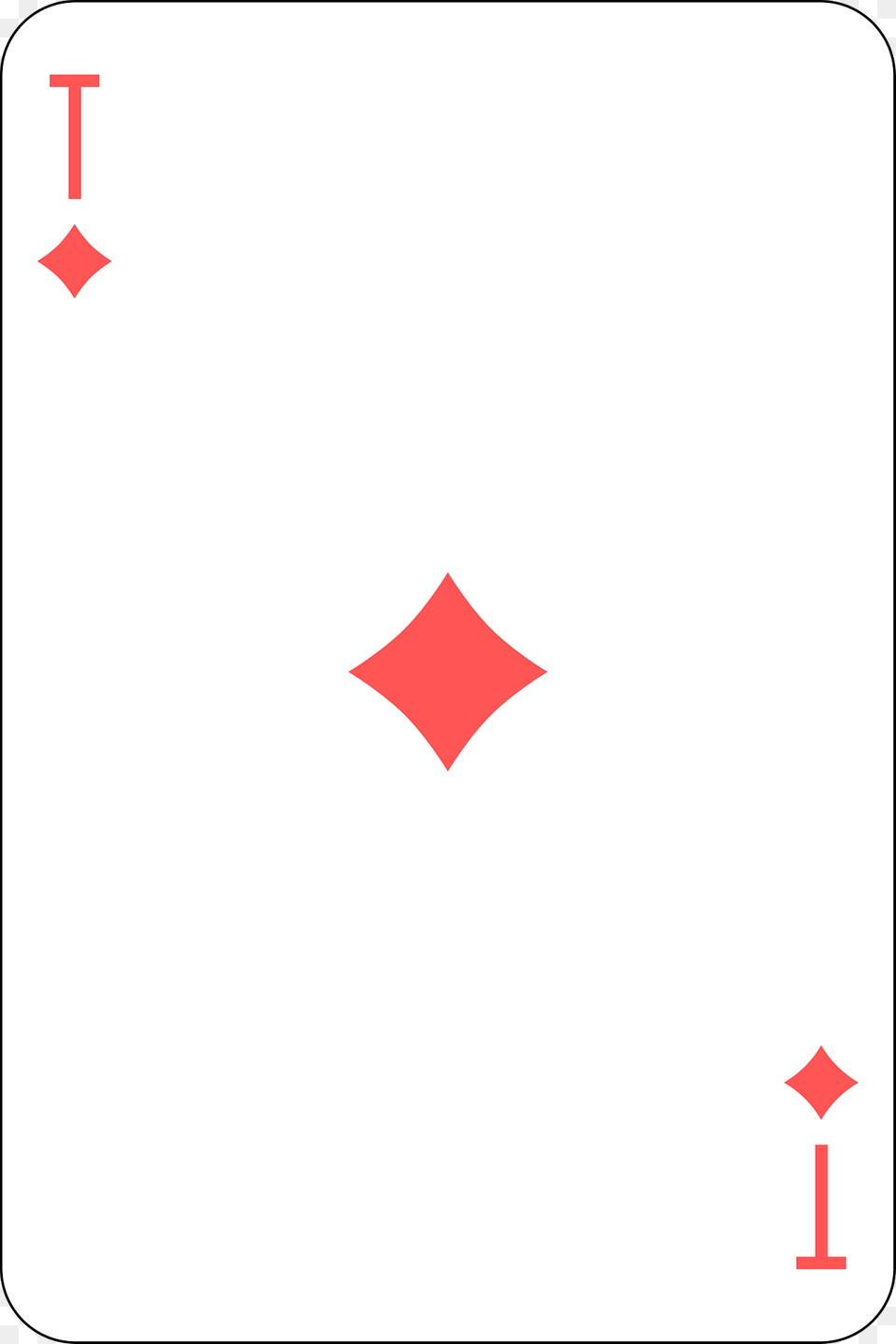 Ace Of Diamonds Clipart, Symbol Free Png
