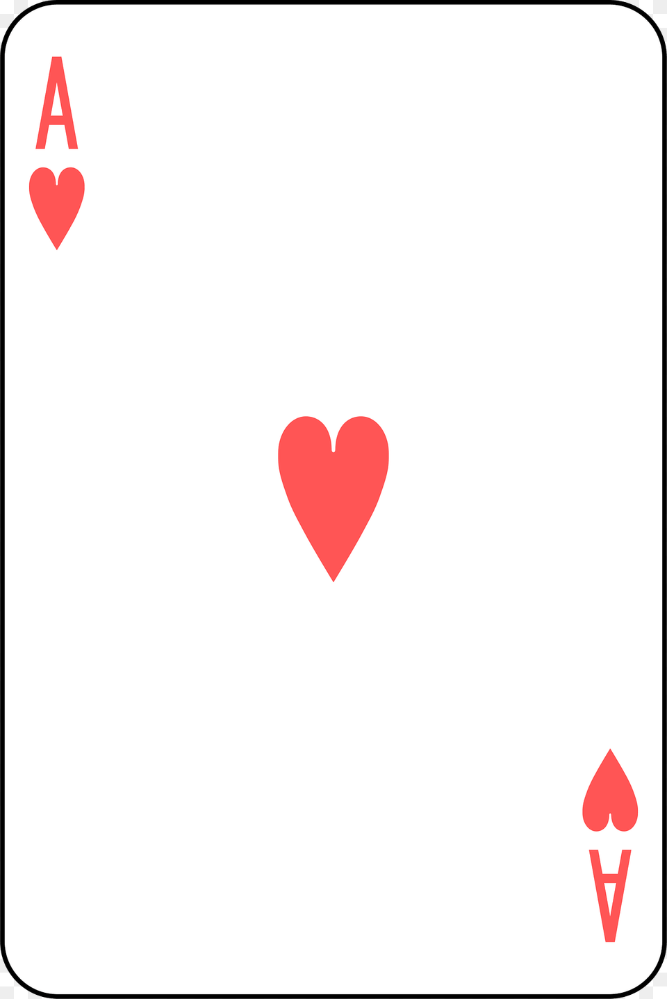 Ace Of Hearts Clipart, Heart Free Png Download