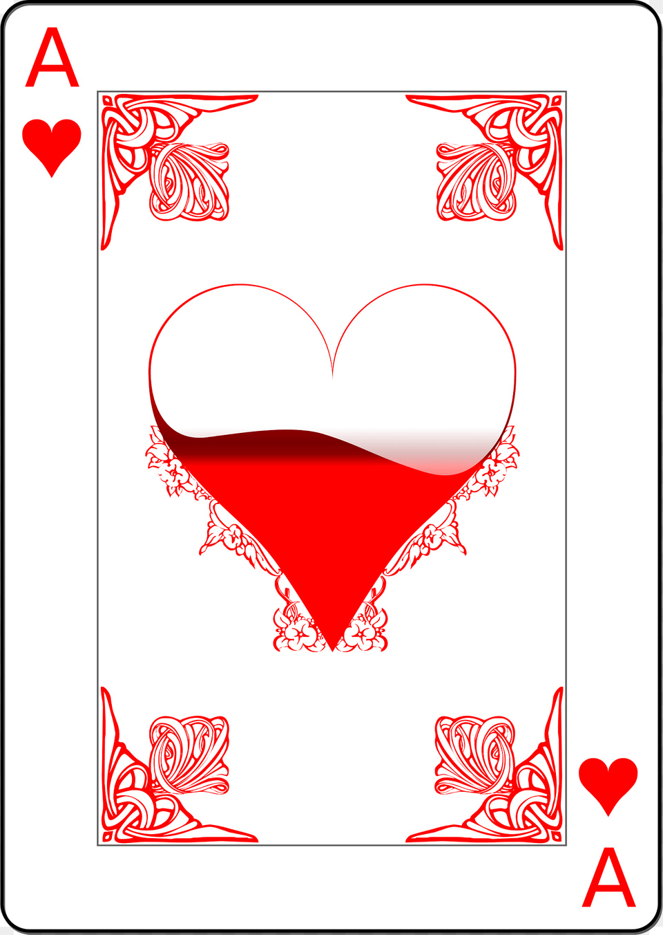 Ace Of Hearts Clipart, Heart, Envelope, Greeting Card, Mail Png Image