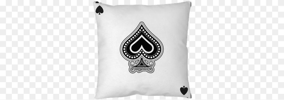 Ace Of Spade, Cushion, Home Decor, Pillow, Pattern Png Image