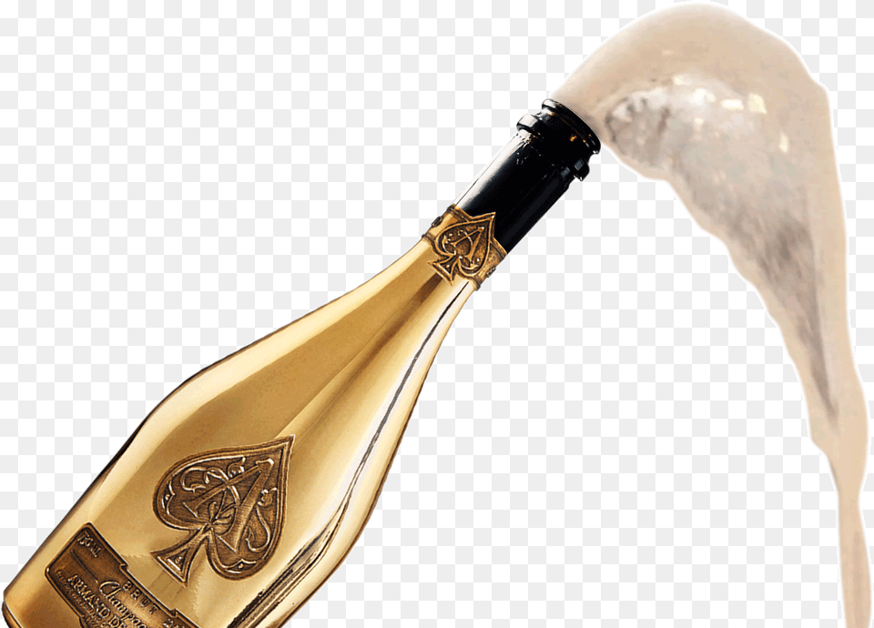 Ace Of Spades Bottle Popping, Glass, Blade, Dagger, Knife Free Transparent Png