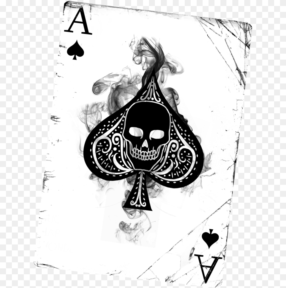Ace Of Spades By The Demons Heart Tattoo Designs Ace Of Spades, Adult, Sticker, Person, Female Free Png Download