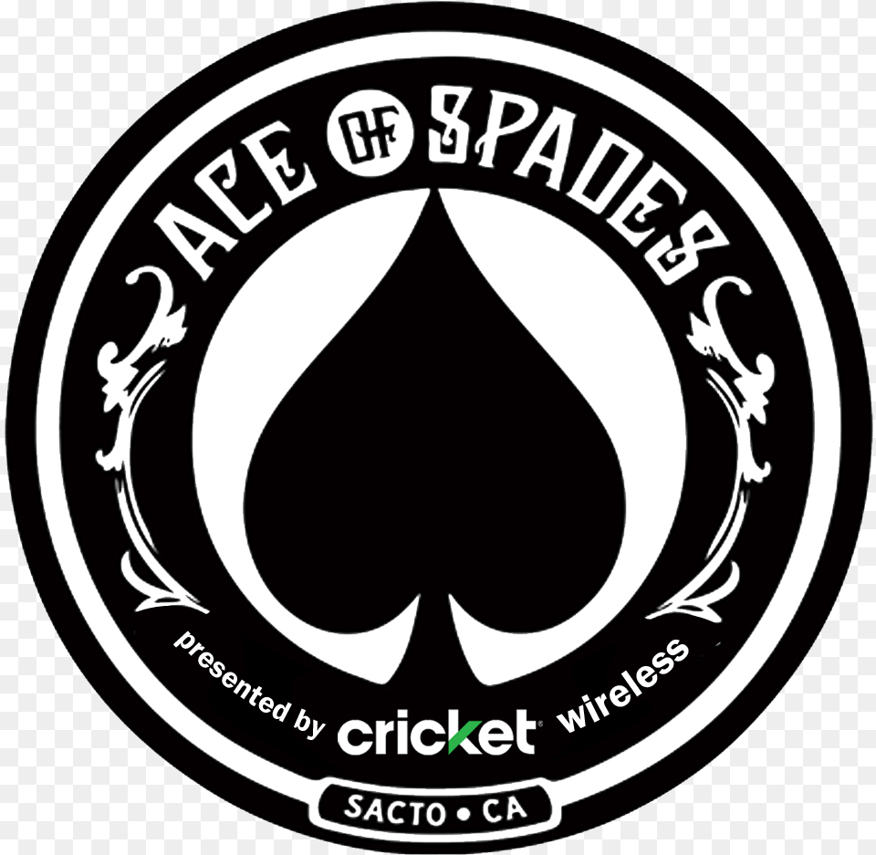 Ace Of Spades Card Ace Of Spades Sacramento, Emblem, Logo, Sticker, Symbol Free Transparent Png