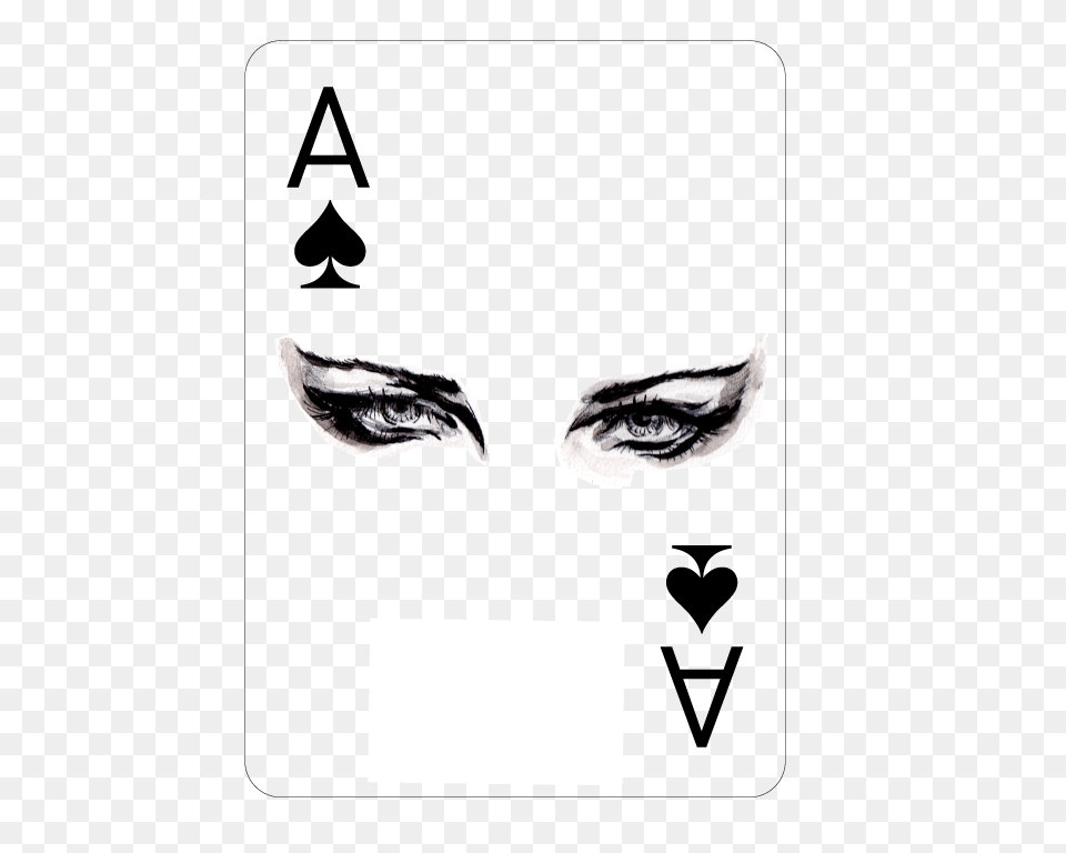 Ace Of Spades Fashion Playing Cards, Animal, Beak, Bird, Sticker Free Png