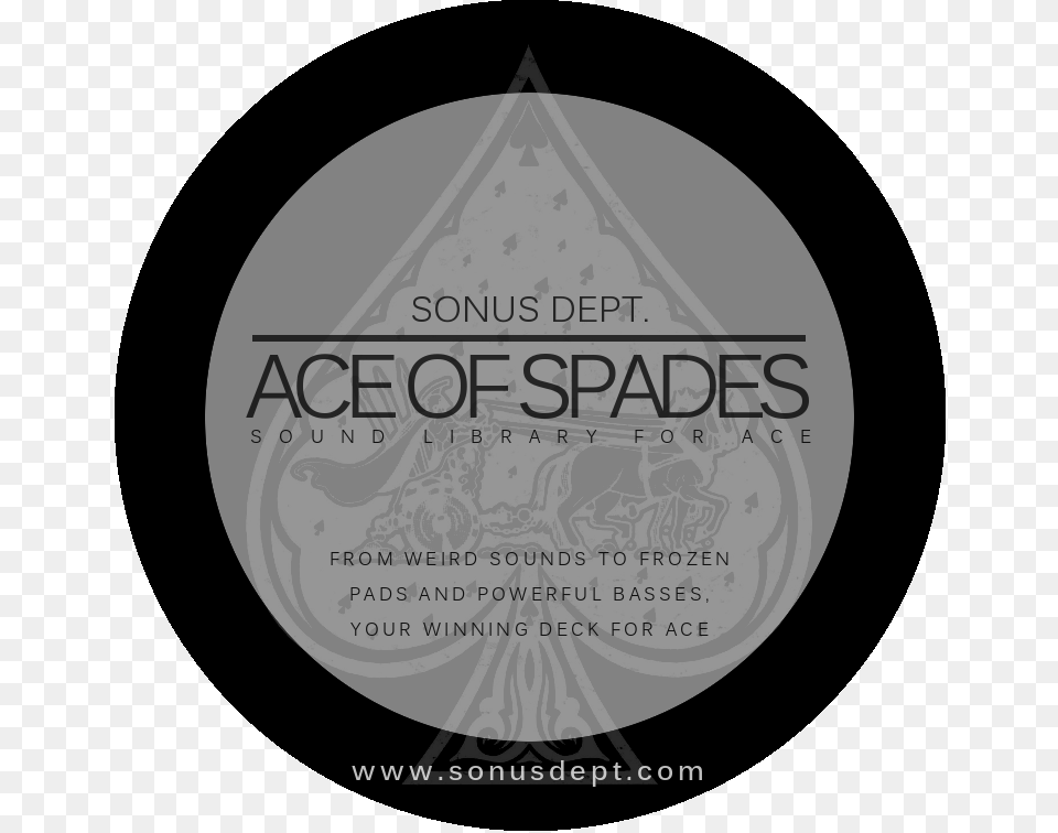 Ace Of Spades Is A Sound Library For U He Ace Research, Advertisement, Poster, Astronomy, Moon Png Image