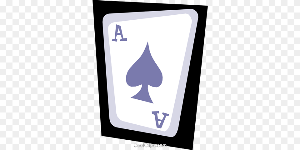 Ace Of Spades Royalty Free Vector Clip Art Illustration, Symbol, White Board, Text Png Image
