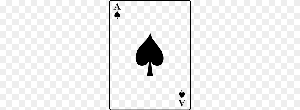 Ace Playing Card Clipart, Silhouette, Flower, Plant Png Image