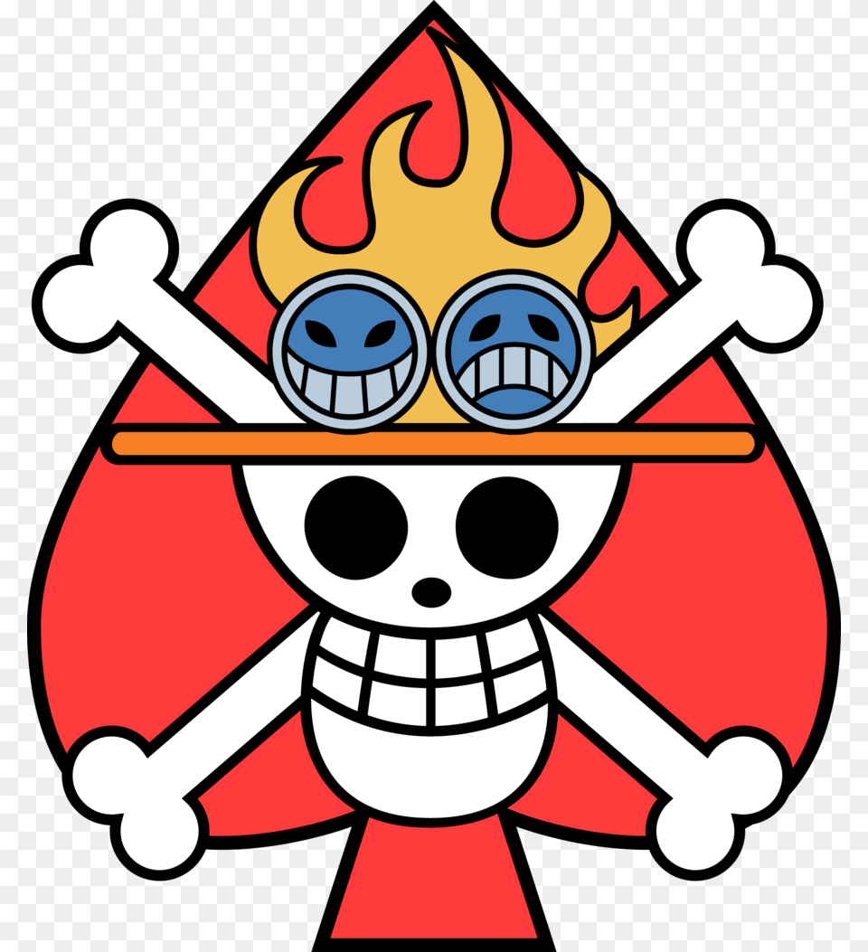 Ace S Flag By One Piece Ace Jolly Roger, Dynamite, Weapon Free Png Download