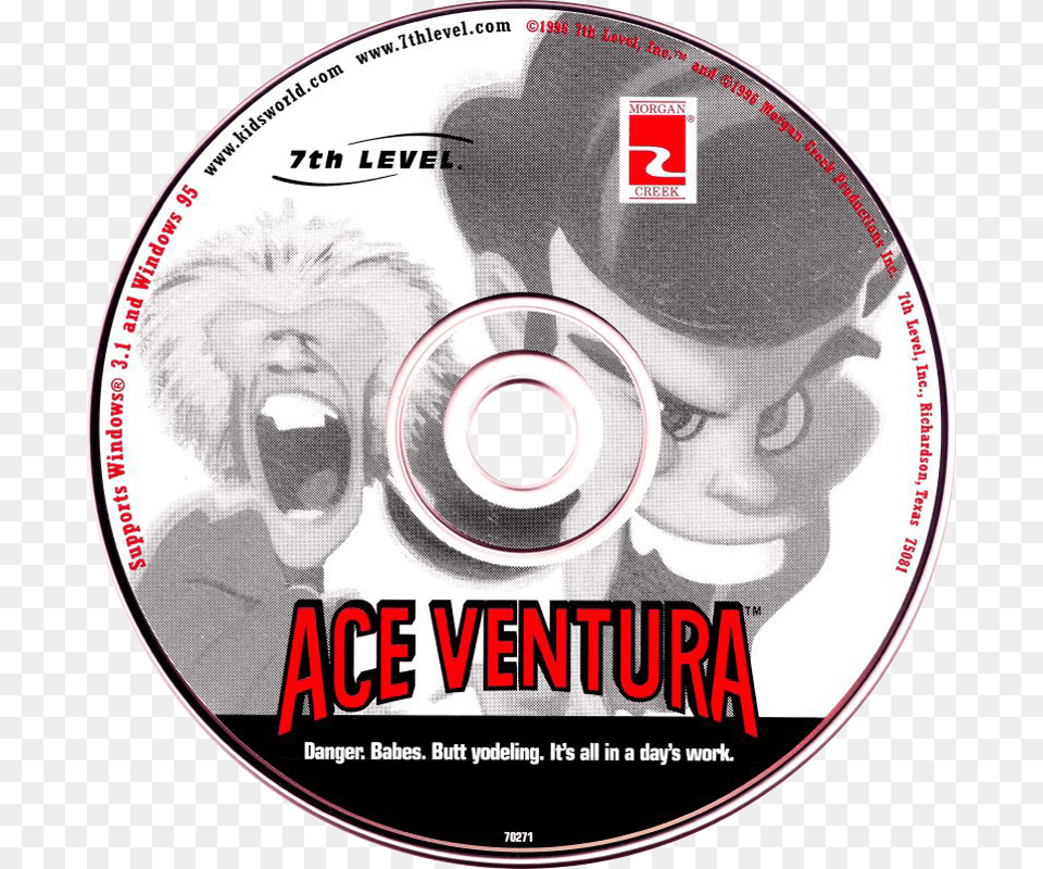 Ace Ventura, Disk, Dvd, Adult, Person Png Image