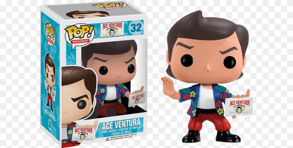 Ace Ventura Funko Pop, Baby, Person, Figurine, Plush Png Image