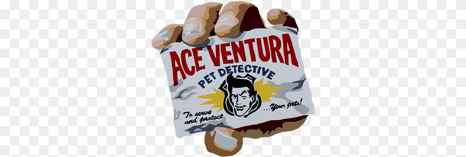 Ace Ventura Pet Detective, Advertisement, Poster, Person, Hand Png