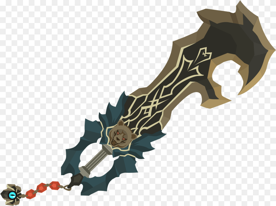 Aced S Keyblade Kingdom Hearts Aced Keyblade, Sword, Weapon, Blade, Dagger Free Transparent Png