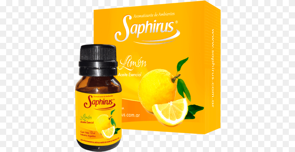 Aceite De Limon Saphirus, Citrus Fruit, Produce, Plant, Lemon Free Png Download