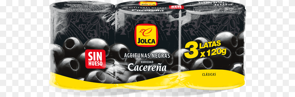 Aceituna Negra 3x120g De Jolca Grape, Sphere Png Image