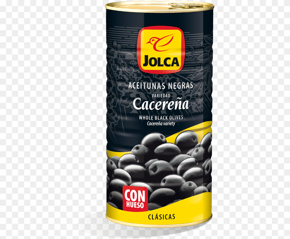 Aceitunas Negras Con Hueso Lata Jolca Aceituna Negra Sin Hueso 1 5 Jolca, Tin, Aluminium, Can, Canned Goods Png