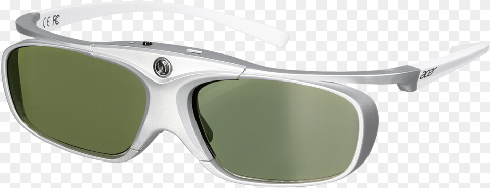 Acer E4w Dlp 3d Shutter Glasses White Sunglasses, Accessories, Goggles Png Image