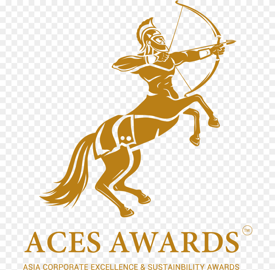 Aces Logo Official Asia Corporate Excellence Amp Sustainability Awards, Archery, Bow, Sport, Weapon Free Png