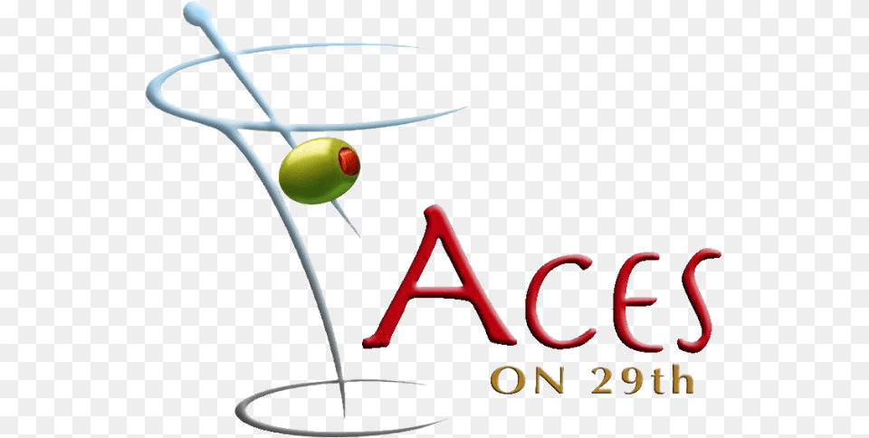 Aces On 29th Logo Aces On, Alcohol, Beverage, Cocktail, Martini Png Image