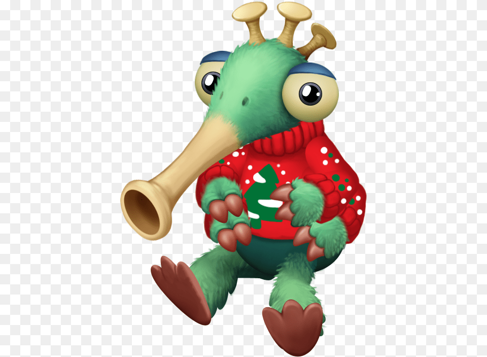 Acf Floogull Baby Christmas My Singing Monsters, Toy, Animal Free Png Download