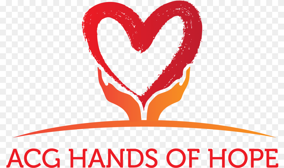 Acg Hand Of Hope Heart, Logo, Person Free Png Download