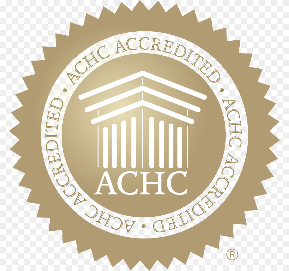 Achc Gold Seal Of Accreditation Cmyk The Next Web, Badge, Logo, Symbol, Dynamite Png Image