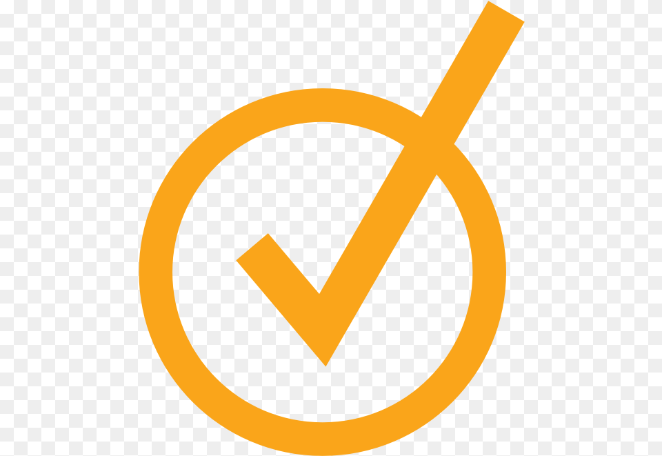 Achieve Yellow Check Mark, Symbol, Sign Free Png Download