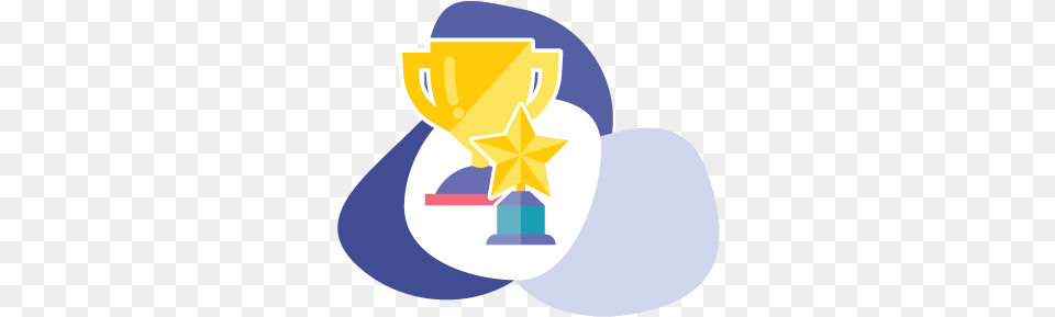 Achievement Creative Little Wings Emblem, Trophy, Person Free Png Download