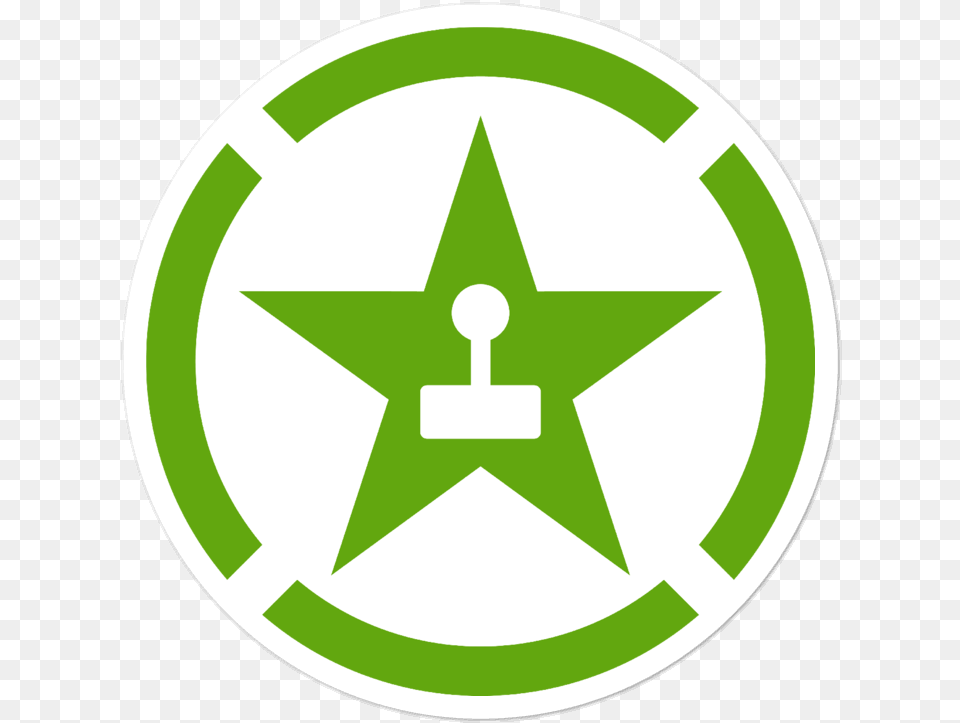 Achievement Hunter Circle Logo Vinyl Employee Engagement To Employee Experience, Symbol, Star Symbol, Recycling Symbol, Disk Free Transparent Png