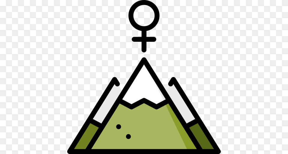 Achievement Icon, Green, Triangle, Outdoors Png Image