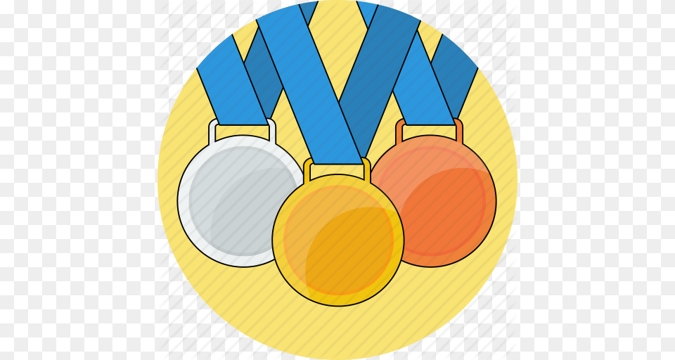 Achivement Bronze Gold Icons Medals Silver, Gold Medal, Trophy, Food, Fruit Png Image