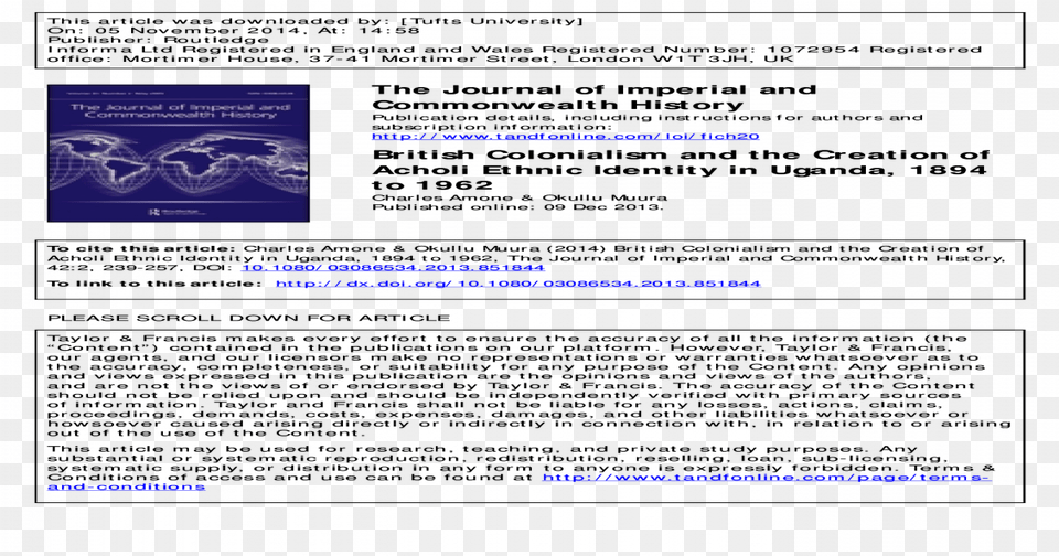 Acholi Ethnic Identity In Uganda Document Pngamong The Baganda People Of Uganda, Ct Scan, Diagram Free Png