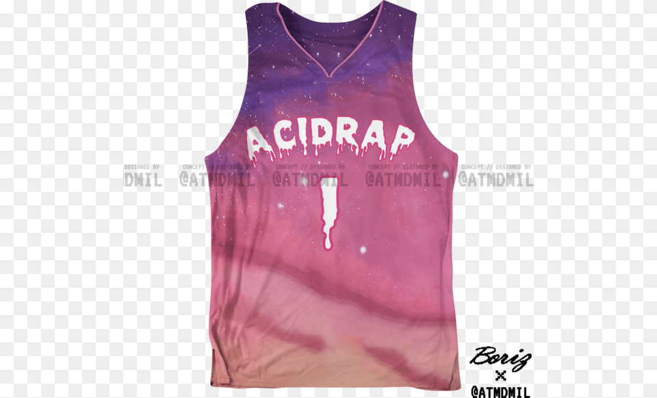 Acid Rap Basketball Jersey Vest, Clothing, Tank Top, Lifejacket Free Png