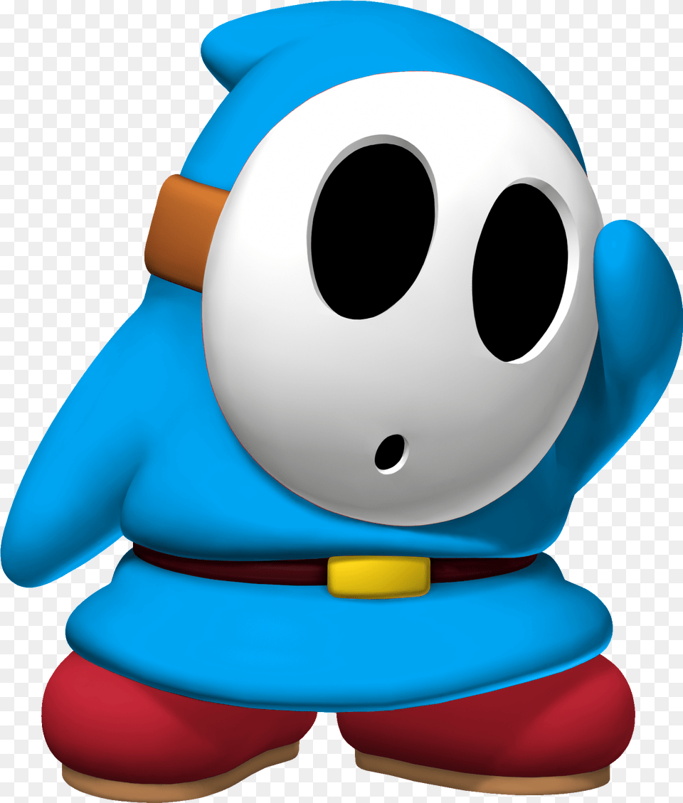 Acl Mk8 Light Blue Shy Guy Os Inimigos Do Super Mario, Toy Png Image