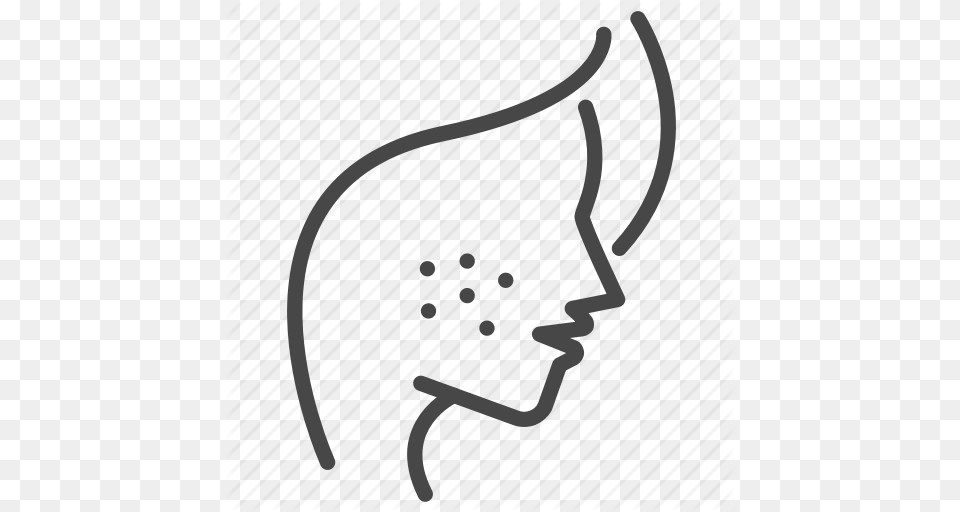 Acne Beauty Face Freckles Make Up Pimply Woman Icon, Gate, Text Free Transparent Png