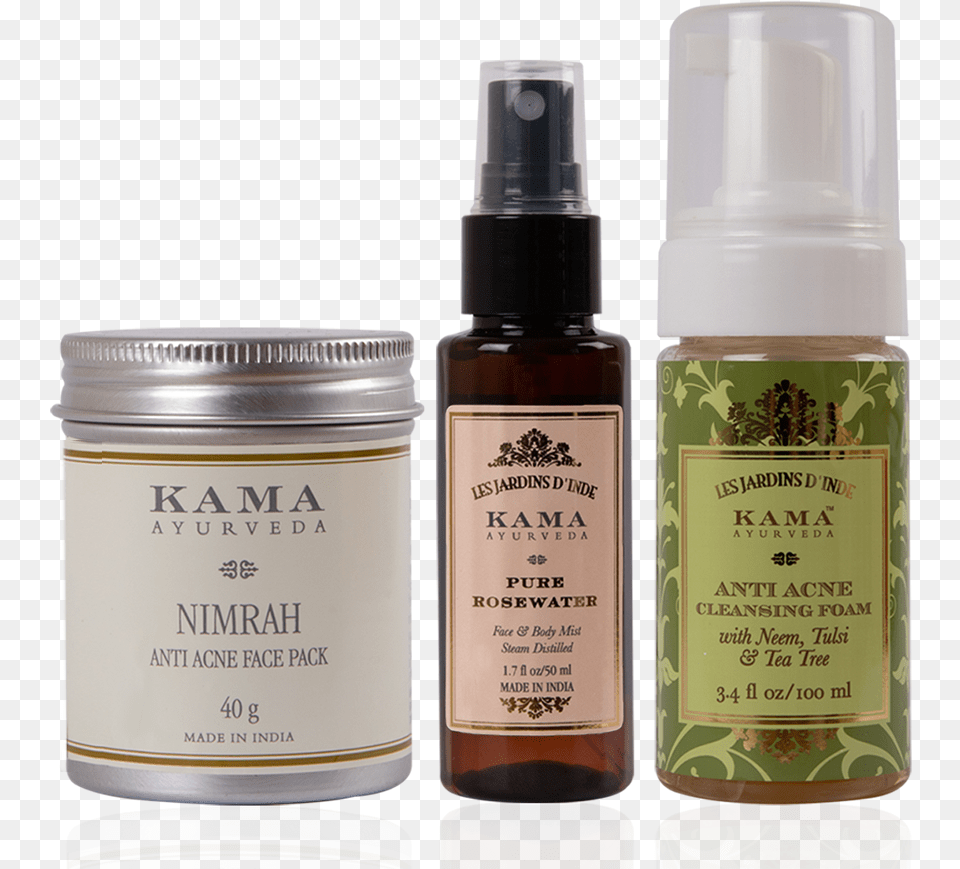 Acne Care Regime Kama Ayurveda, Bottle, Cosmetics, Perfume, Can Png Image