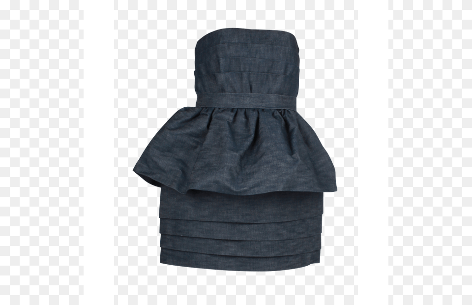 Acne Studios Bubble Denim Dress Hoodie, Clothing, Hat, Coat Free Transparent Png