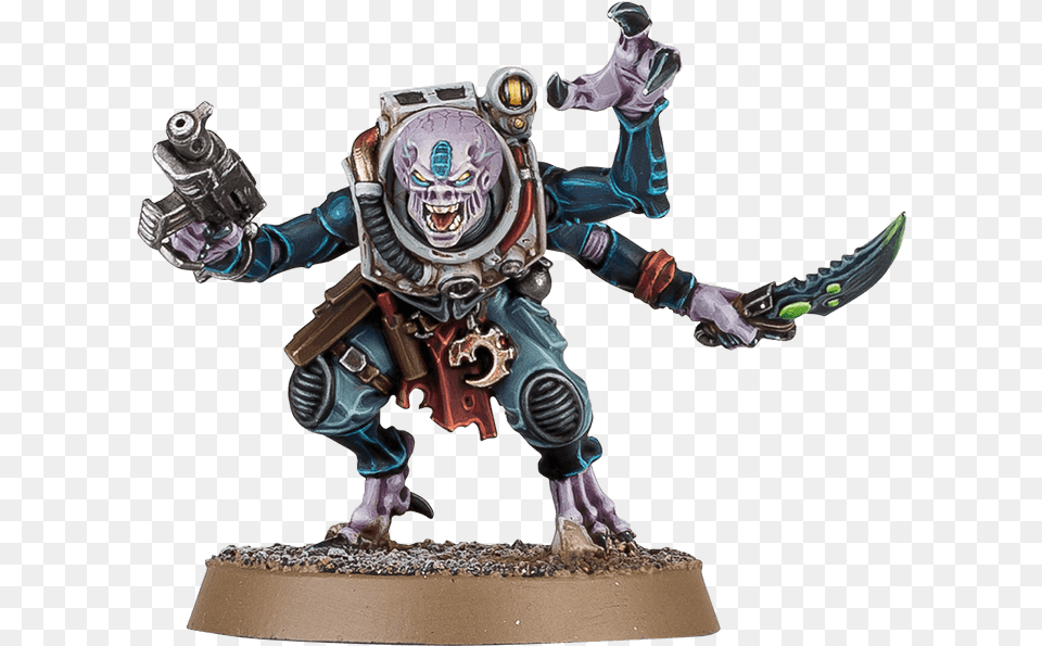 Acolyte Hybrids Heavy Rock Cutter Genestealer, Person, Figurine Free Png