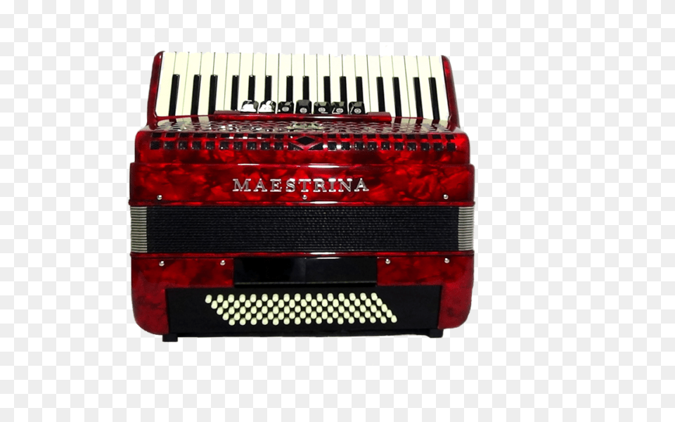 Acordeon Maestrina Eletrica Baixos Vermelha New Music, Musical Instrument, Keyboard, Piano, Accordion Free Png