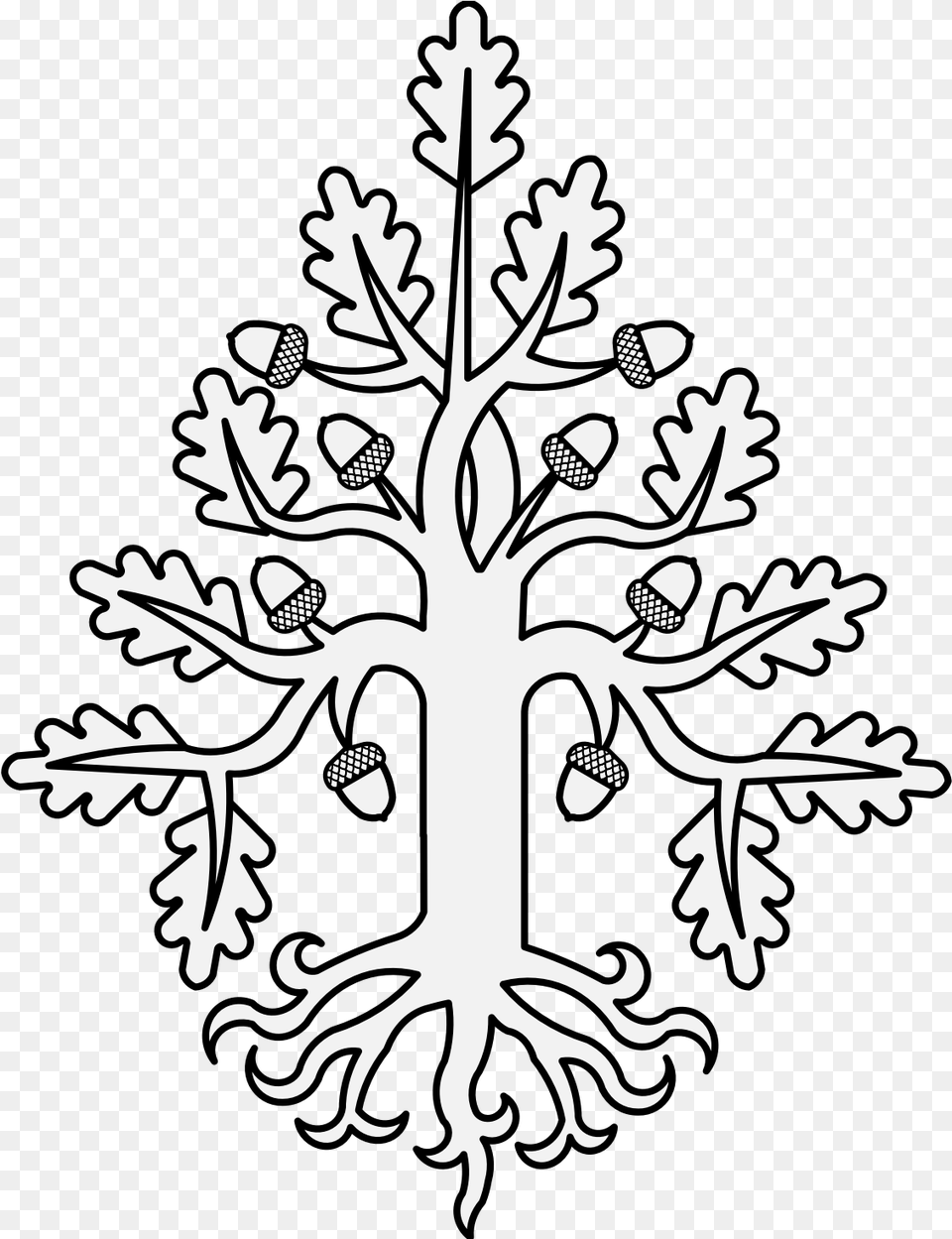 Acorn Drawing Oak Leaf Oak Heraldry, Stencil, Outdoors, Nature, Face Free Png