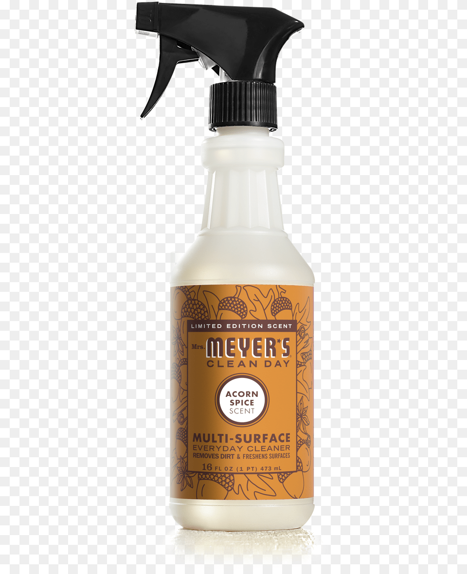Acorn Spice Multi Surface Everyday Cleaner Mrs Meyers Acorn Spice, Bottle, Lotion, Tin, Can Png Image