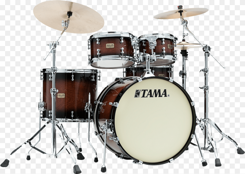 Acoustic Drum Kits Tama Slp Dynamic Kapur Tama Slp Bubinga Kit, Musical Instrument, Percussion Png Image